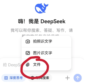deepseek上传附件很慢怎么办 手机deepseek怎么上传文件【方法】