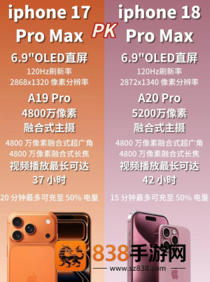 iphone18promax和17pormax对比 iphone18promax和17pormax区别 iphone18promax和17pormax对比 iphone18promax和17pormax区别