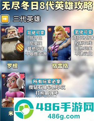 无尽冬日8代英雄哪个值得培养 无尽冬日8代英雄详情图鉴 无尽冬日8代英雄哪个值得培养 无尽冬日8代英雄详情图鉴