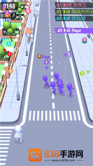 拥挤城市小游戏(Crowd City)