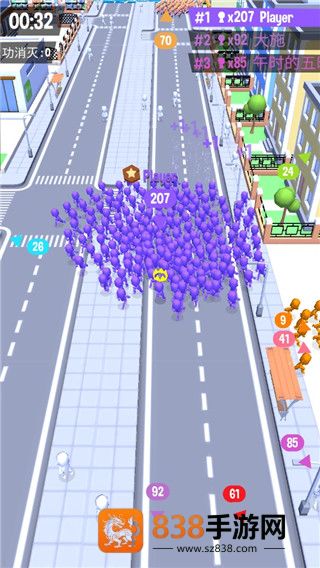 拥挤城市小游戏(Crowd City)