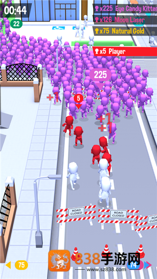 拥挤城市小游戏(Crowd City)