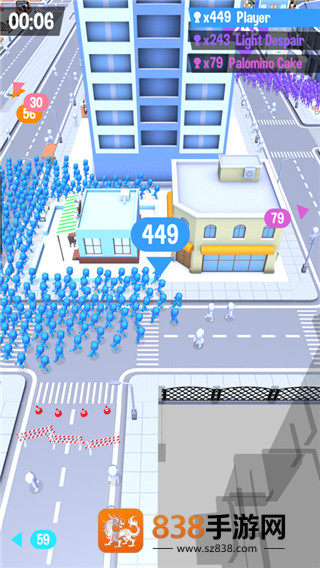 拥挤城市小游戏(Crowd City)