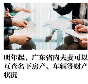 广东省内夫妻将可互查对方名下财产吗 广东省内夫妻怎么查对方名下财产【相关介绍】