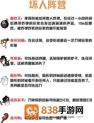 鹅鸭杀规则和角色介绍 鹅鸭杀规则玩法 鹅鸭杀规则和角色介绍 鹅鸭杀规则玩法