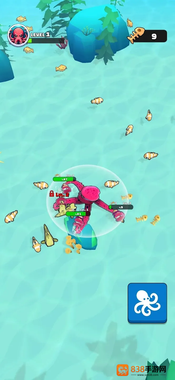 章鱼盛宴无限鱼骨手机版(Octopus Feast)