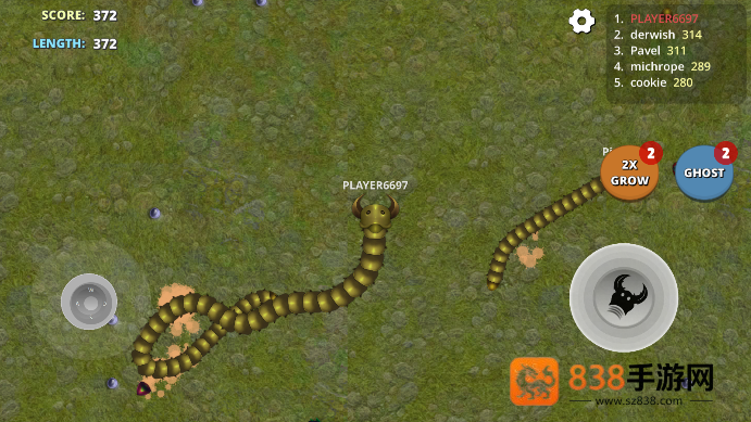 巨蛇蠕虫游戏(Snake Battle)