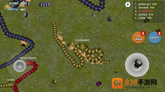 巨蛇蠕虫游戏(Snake Battle)