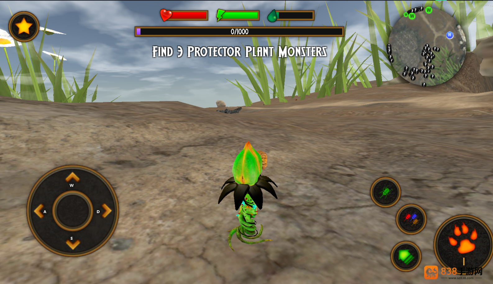 饥饿的食人花游戏中文版(Plant Monster Simulator)