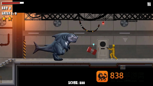 食人鲨横冲直撞游戏(Sharkosaurus Rampage)