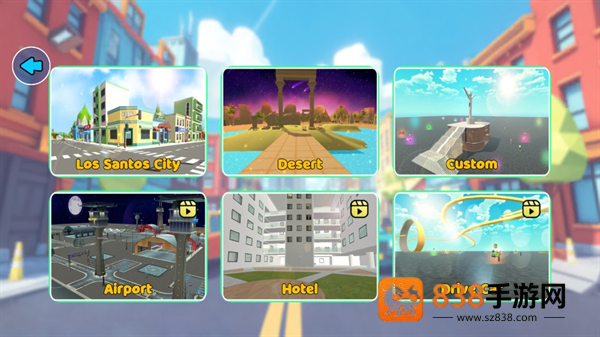 城市沙盒游乐场游戏(Grand City Auto Sandbox)