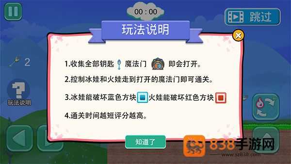 冰火人大逃亡小游戏