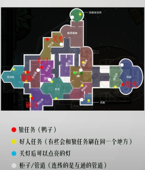鹅鸭杀狼任务点和好人任务点在哪 鹅鸭杀狼任务点和好人任务点大全 鹅鸭杀狼任务点和好人任务点在哪 鹅鸭杀狼任务点和好人任务点大全