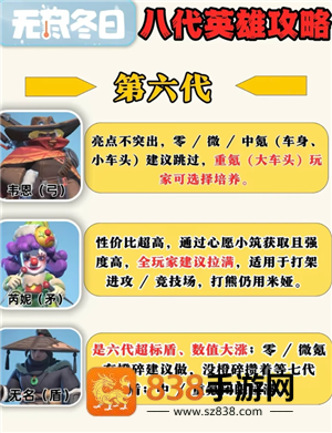 无尽冬日8代英雄哪个值得培养 无尽冬日8代英雄详情图鉴 无尽冬日8代英雄哪个值得培养 无尽冬日8代英雄详情图鉴