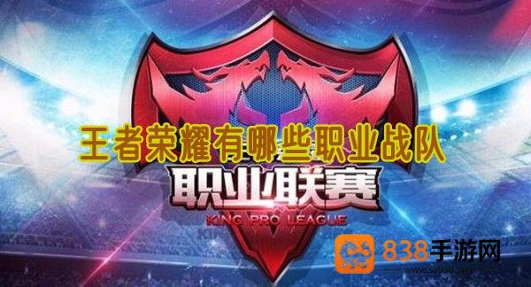 王者荣耀职业战队完整名单