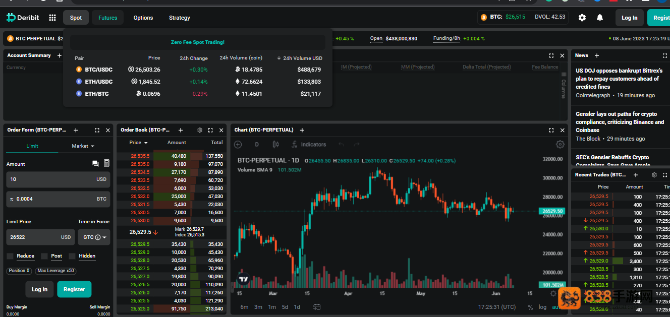Deribit官方下载入口