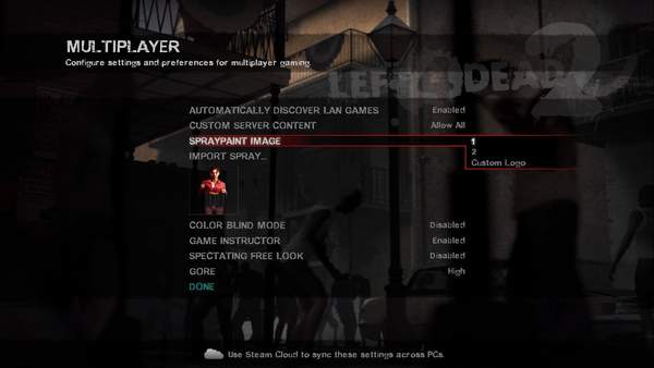 求生之路2佐伊喷漆MOD