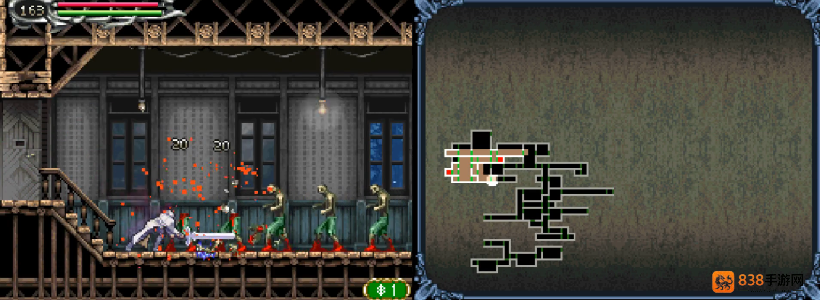 恶魔城苍月的十字架任天堂移植版