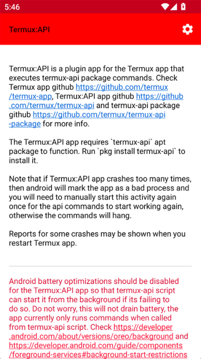 Termux:API