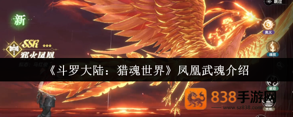 斗罗大陆猎魂世界凤凰武魂全维度评测
