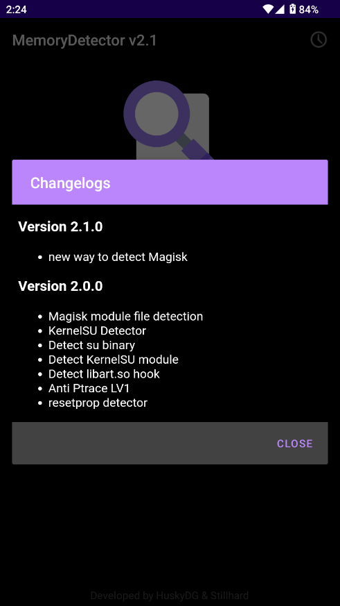 MemoryDetector