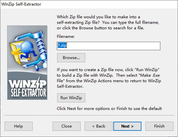 WinZip  Self-Extractor(文件解压工具)