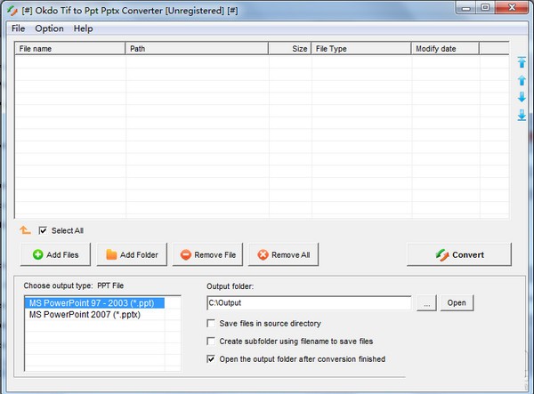 Okdo  Tif  to  Ppt  Pptx  Converter(TIFF转PPT工具)