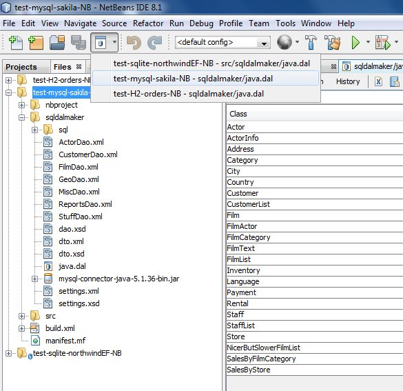 SQL  DAL  Maker(数据库生成器)