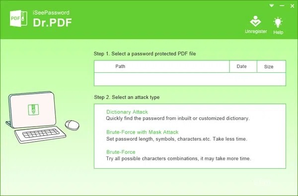 iSeePassword  Dr.PDF(PDF密码恢复工具)