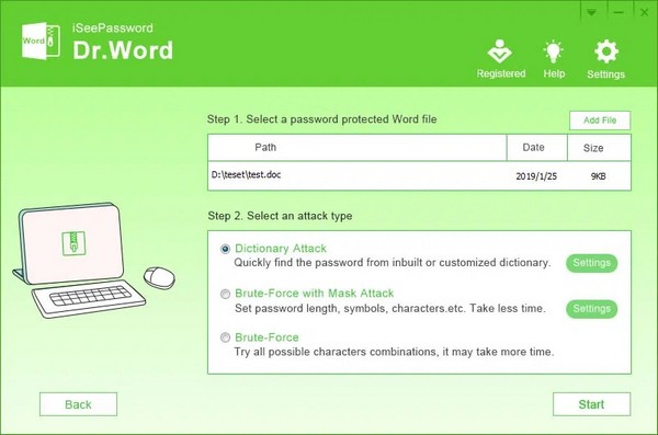 iSeePassword  Dr.word(密码恢复工具)