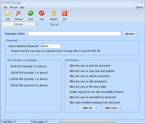 PDFArea  PDF  Encrypt(PDF文件加密工具)