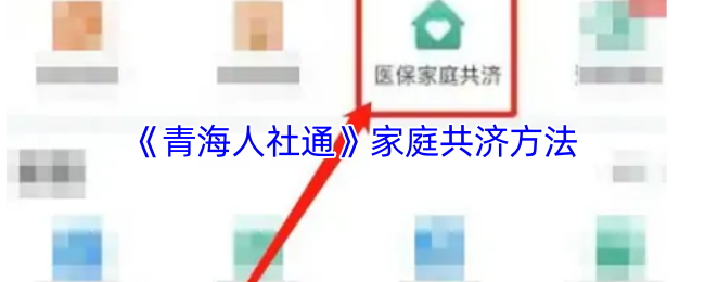 《青海人社通》家庭共济方法