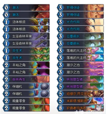 《炉石传说》灌注德卡组推荐