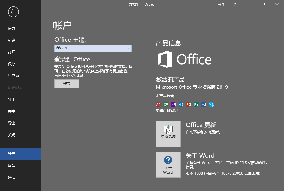 微软Office 2019 25年4月授权版