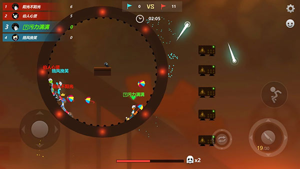 激斗火柴人自定义地图怎么玩4