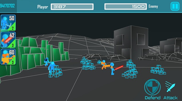 火柴人霓虹战争游戏