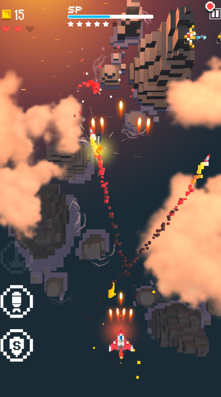 像素飞机大战无限金币钻石版